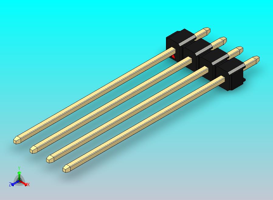 DS1021排针 黑色 1x04p 100mil 类型43 版本1.0.zip