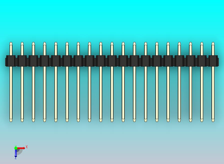 DS1021排针 黑色 1x19p 100mil 类型5 版本1.0.zip