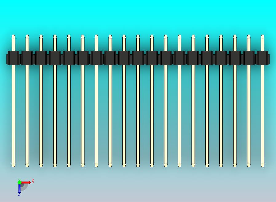 DS1021排针 黑色 1x19p 100mil 类型19 版本1.0.zip