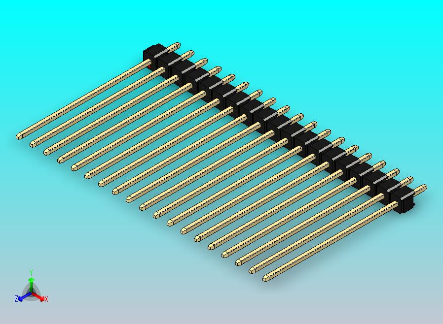 DS1021排针 黑色 1x19p 100mil 类型43 版本1.0.zip