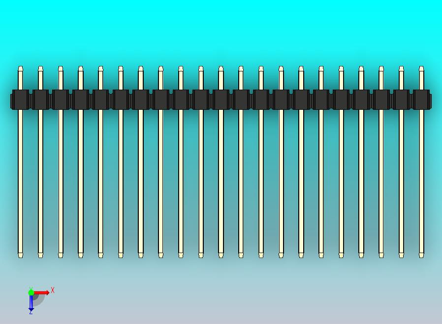 DS1021排针 黑色 1x21p 100mil 类型19 版本1.0.zip