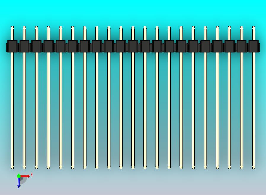 DS1021排针 黑色 1x21p 100mil 类型43 版本1.0.zip