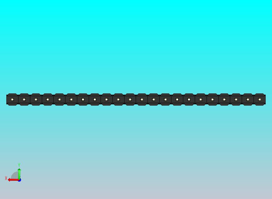 DS1021排针 黑色 1x22p 100mil 类型19 版本1.0.zip