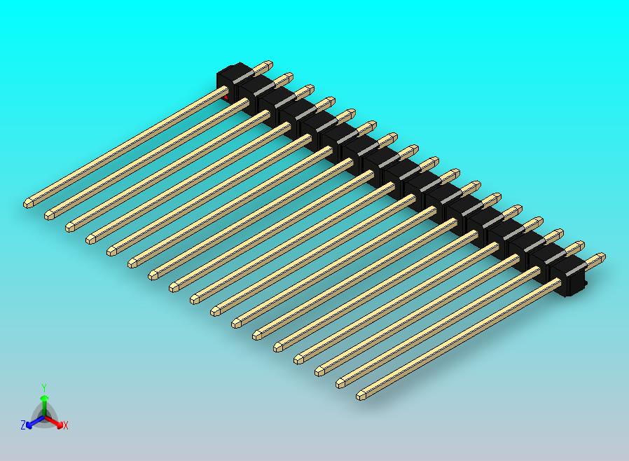 DS1021排针 黑色 1x17p 100mil 类型43 版本1.0.zip