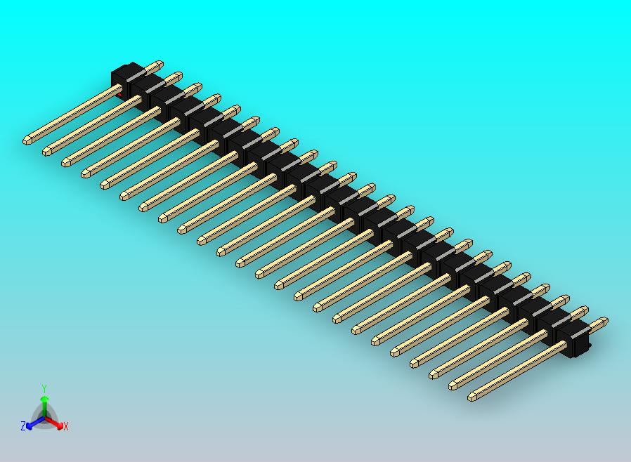 DS1021排针 黑色 1x24p 100mil 类型5 版本1.0.zip