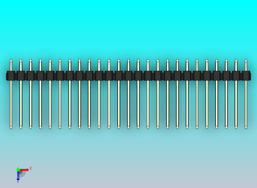 DS1021排针 黑色 1x25p 100mil 类型5 版本1.0.zip