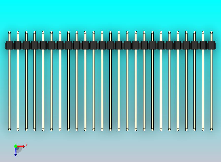 DS1021排针 黑色 1x25p 100mil 类型43 版本1.0.zip