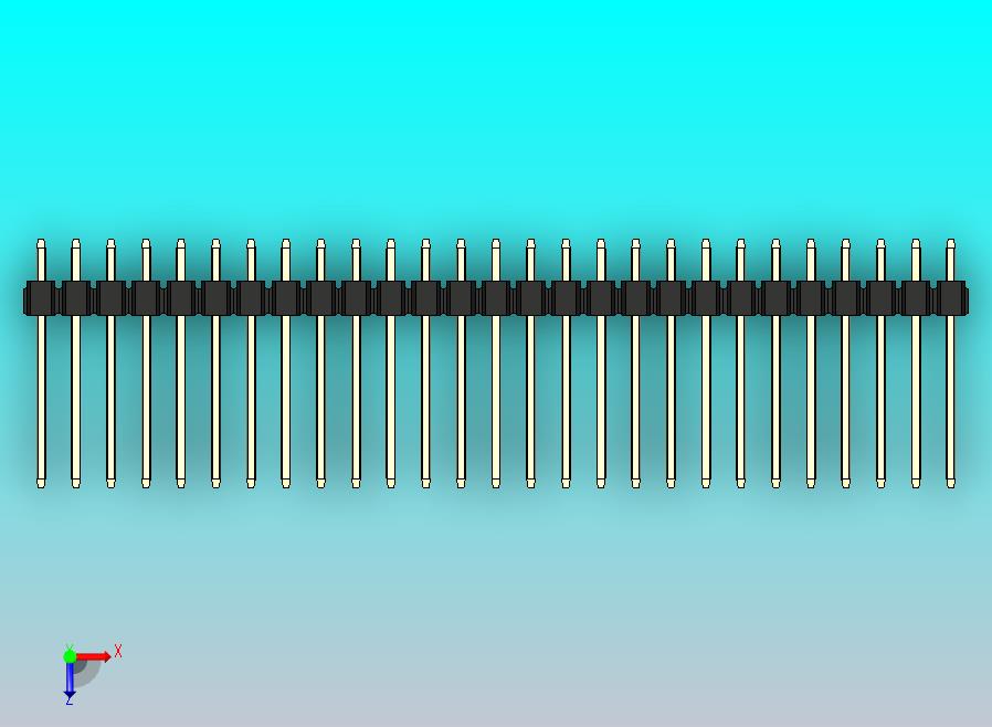 DS1021排针 黑色 1x27p 100mil 类型5 版本1.0.zip