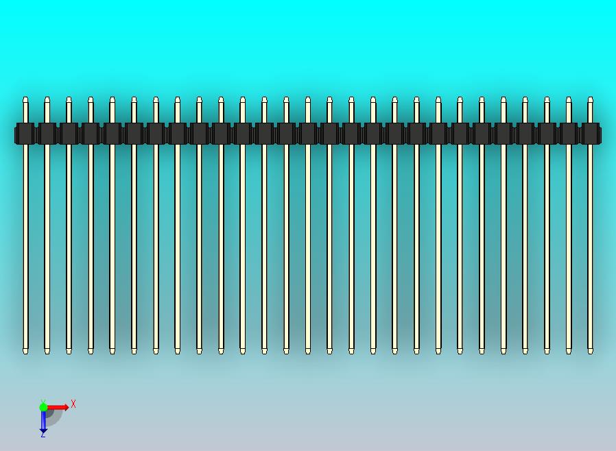 DS1021排针 黑色 1x27p 100mil 类型43 版本1.0.zip