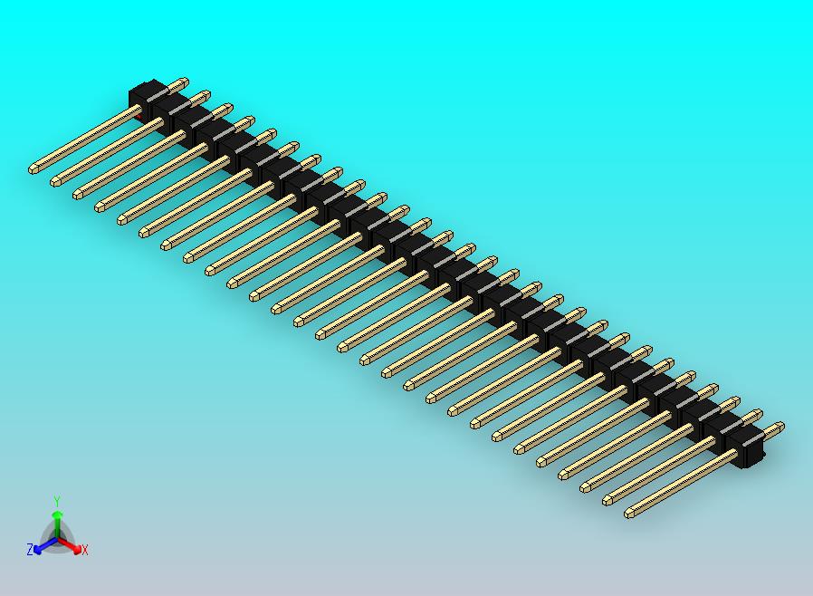 DS1021排针 黑色 1x28p 100mil 类型5 版本1.0.zip