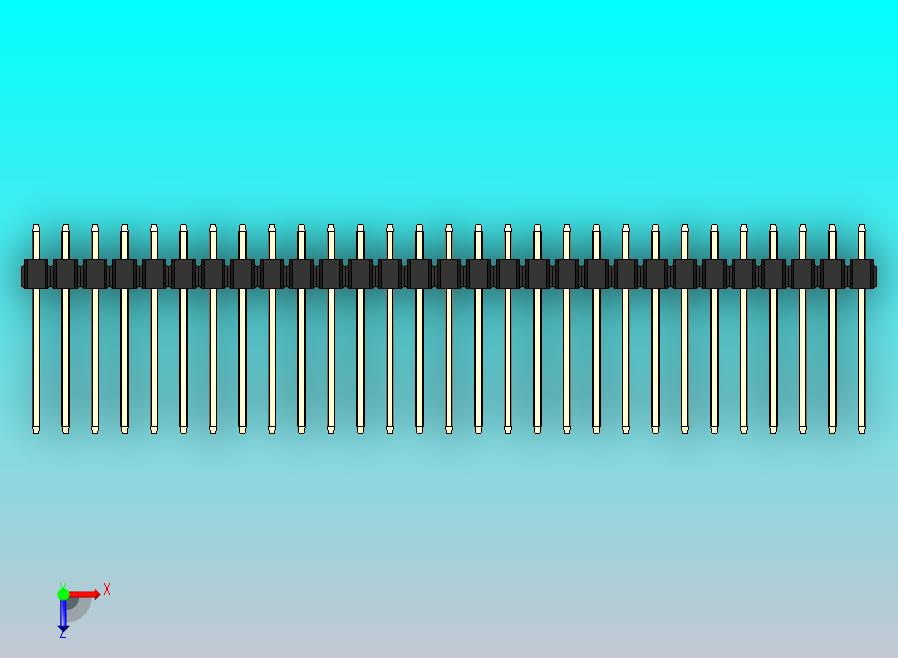 DS1021排针 黑色 1x29p 100mil 类型5 版本1.0.zip