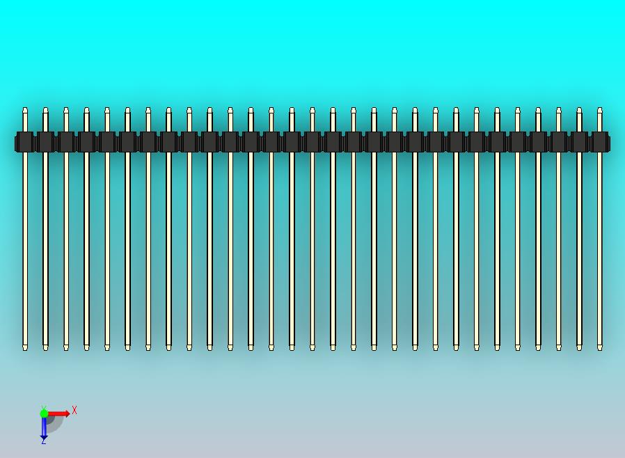DS1021排针 黑色 1x29p 100mil 类型43 版本1.0.zip