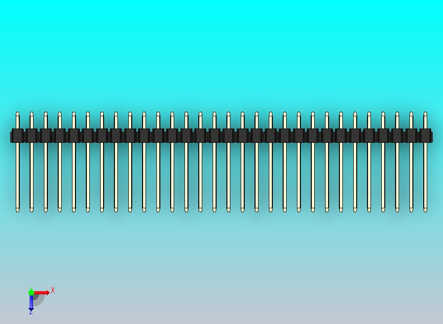 DS1021排针 黑色 1x30p 100mil 类型5 版本1.0.zip