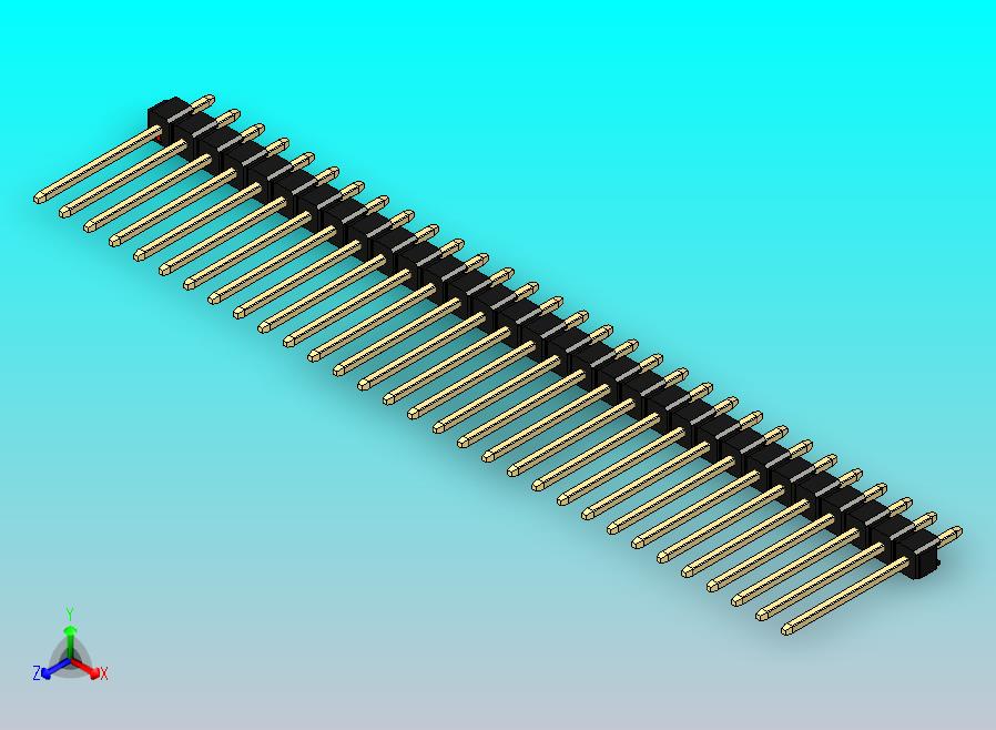 DS1021排针 黑色 1x31p 100mil 类型5 版本1.0.zip