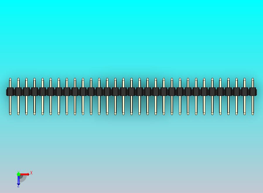 DS1021排针 黑色 1x31页 100mil 类型1 版本1.0.zip