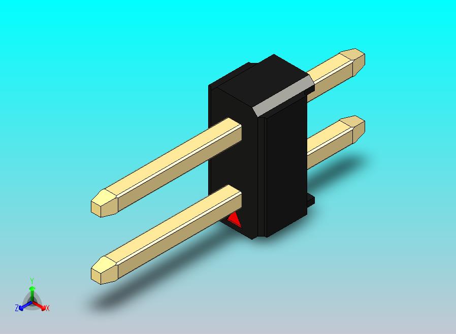 DS1021排针 黑色 2x01p 100mil 类型1 版本1.0.zip