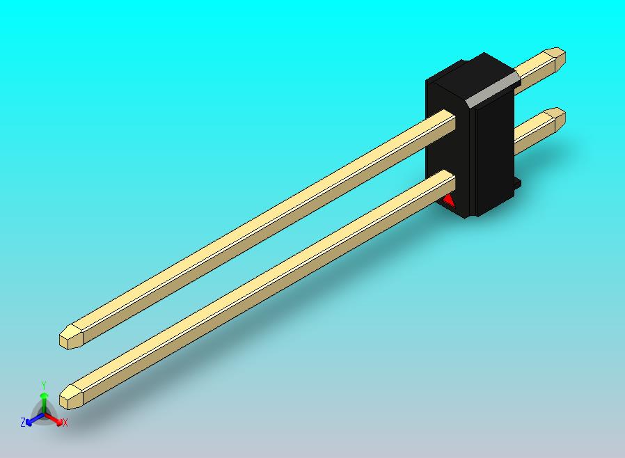 DS1021排针 黑色 2x01p 100mil 类型19 版本1.0.zip