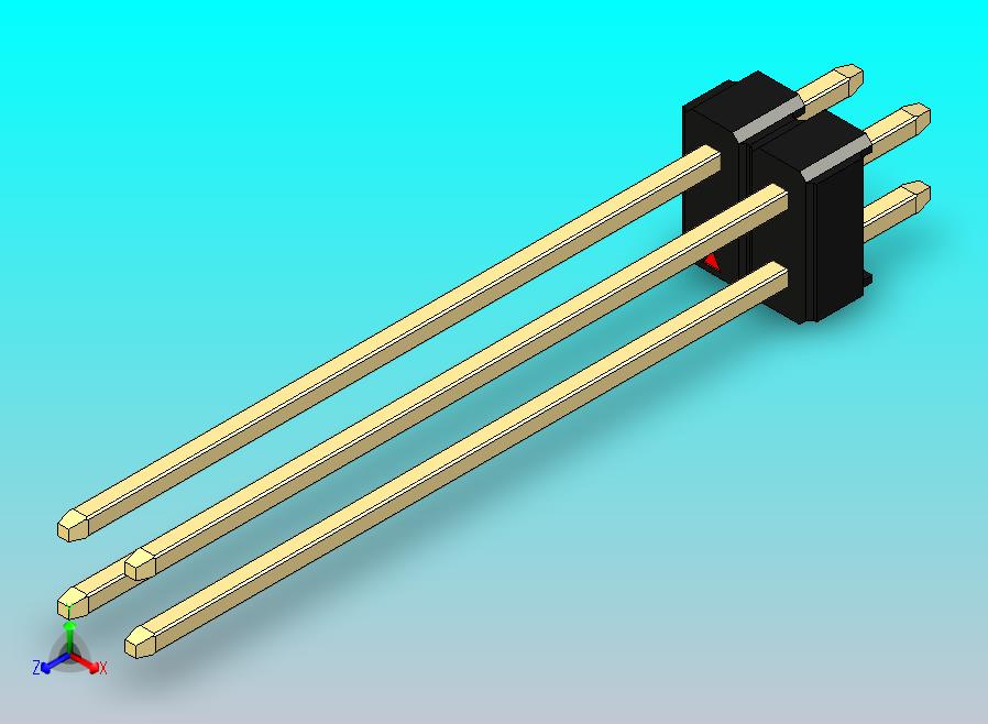 DS1021排针 黑色 2x02p 100mil 类型43 版本1.0.zip