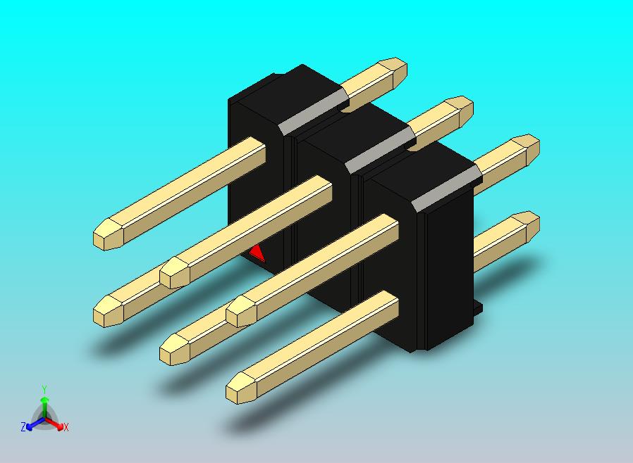 DS1021排针 黑色 2x03p 100mil 类型1 版本1.0.zip