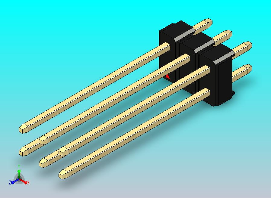 DS1021排针 黑色 2x03p 100mil 类型19 版本1.0.zip