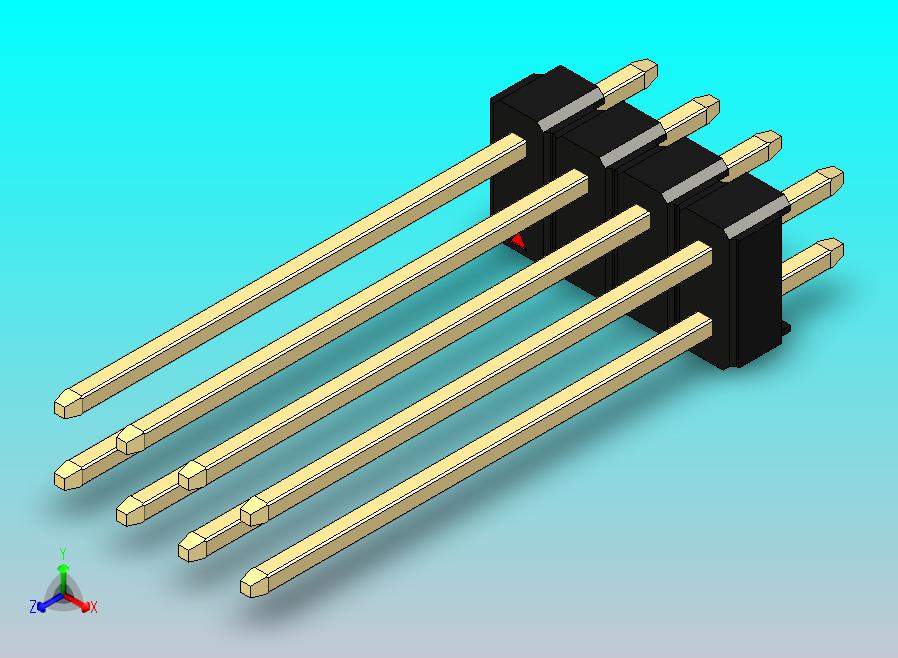 DS1021排针 黑色 2x04p 100mil 类型19 版本1.0.zip