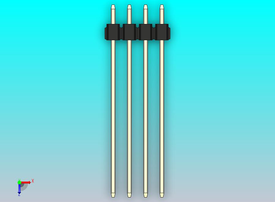 DS1021排针 黑色 2x04p 100mil 类型43 版本1.0.zip