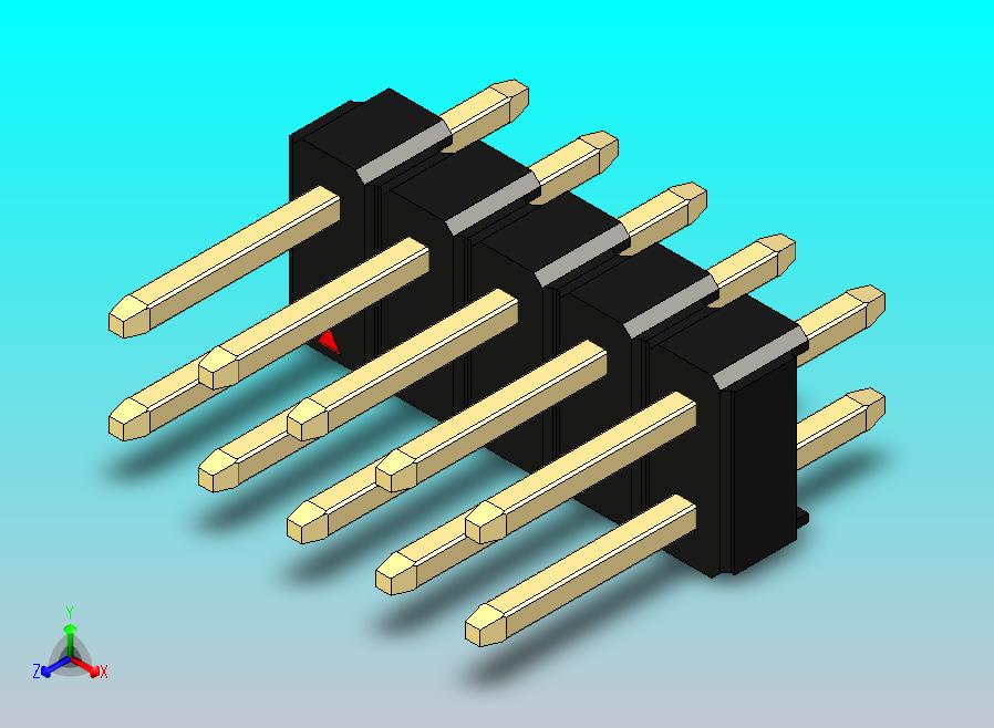 DS1021排针 黑色 2x05p 100mil 类型1 版本1.0.zip