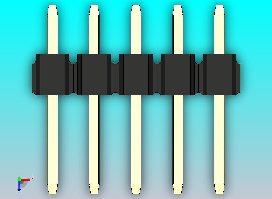 DS1021排针 黑色 2x05p 100mil 类型1 版本1.0.zip