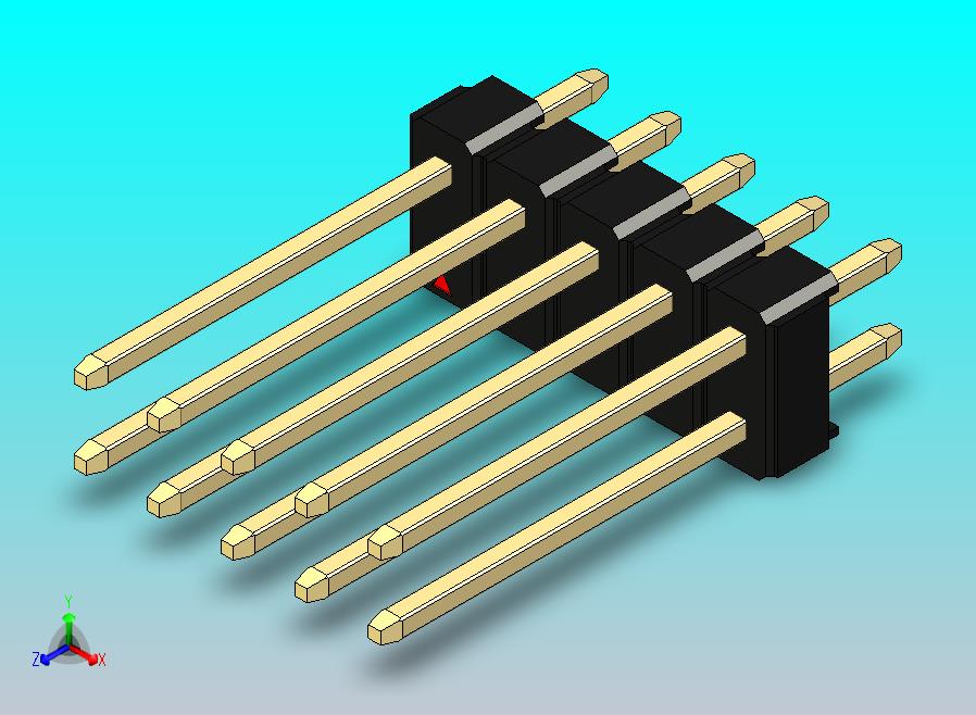 DS1021排针 黑色 2x05p 100mil 类型5 版本1.0.zip