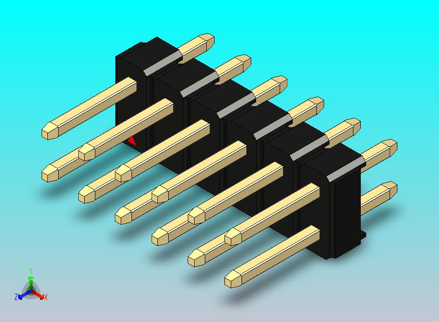 DS1021排针 黑色 2x06p 100mil 类型1 版本1.0.zip