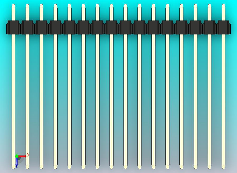 DS1021排针 黑色 2x16P 100mil 类型43 版本1.0.zip