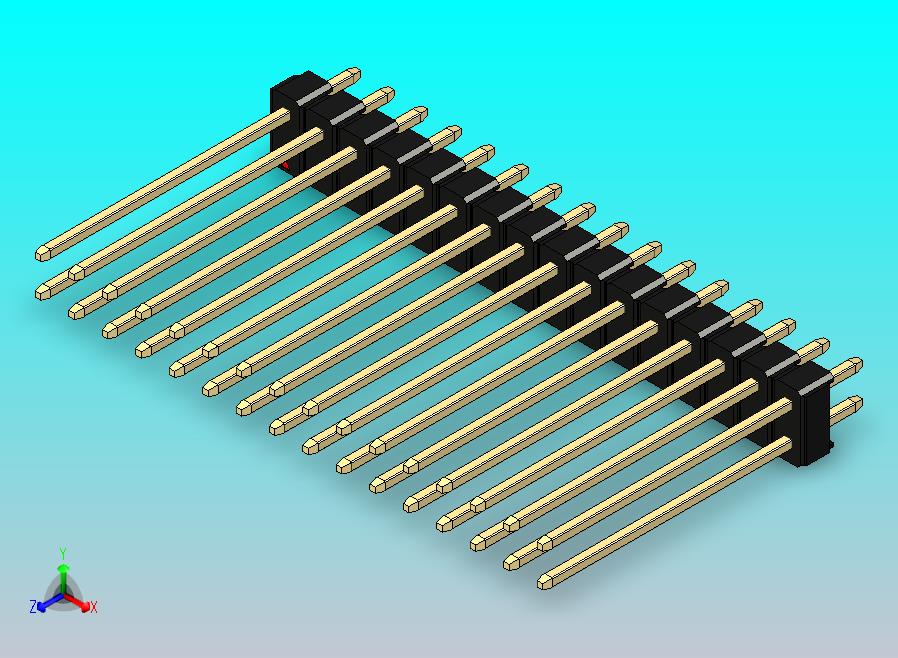 DS1021排针 黑色 2x16引脚 100密尔 类型19 版本1.0.zip