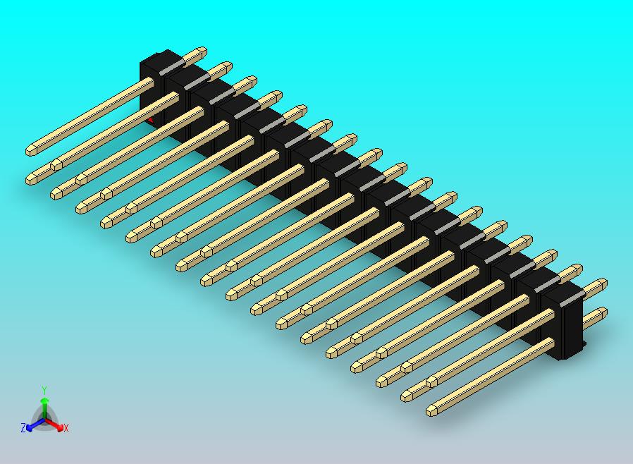 DS1021排针 黑色 2x17p 100mil 类型5 版本1.0.zip