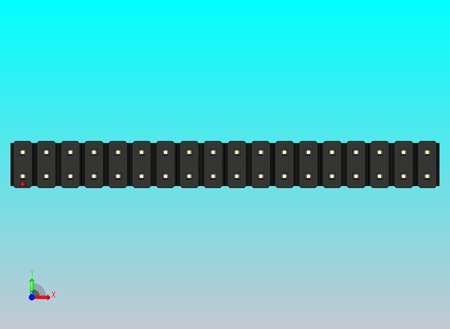 DS1021排针 黑色 2x18p 100mil 类型5 版本1.0.zip