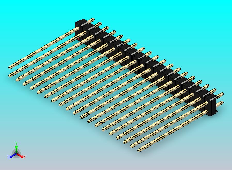 DS1021排针 黑色 2x19p 100mil 类型43 版本1.0.zip