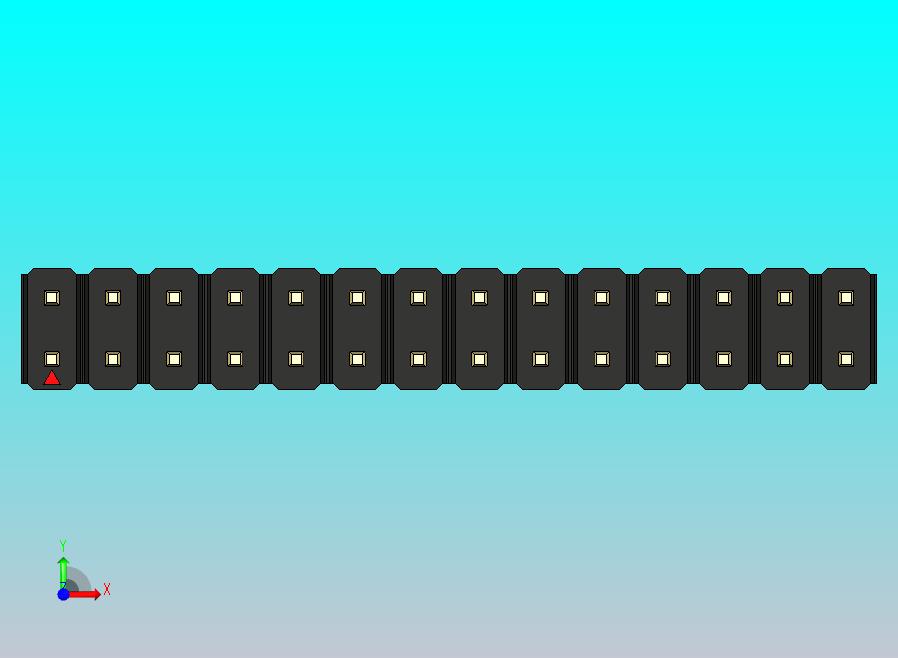 DS1021排针 黑色 2x14p 100mil 类型43 版本1.0.zip