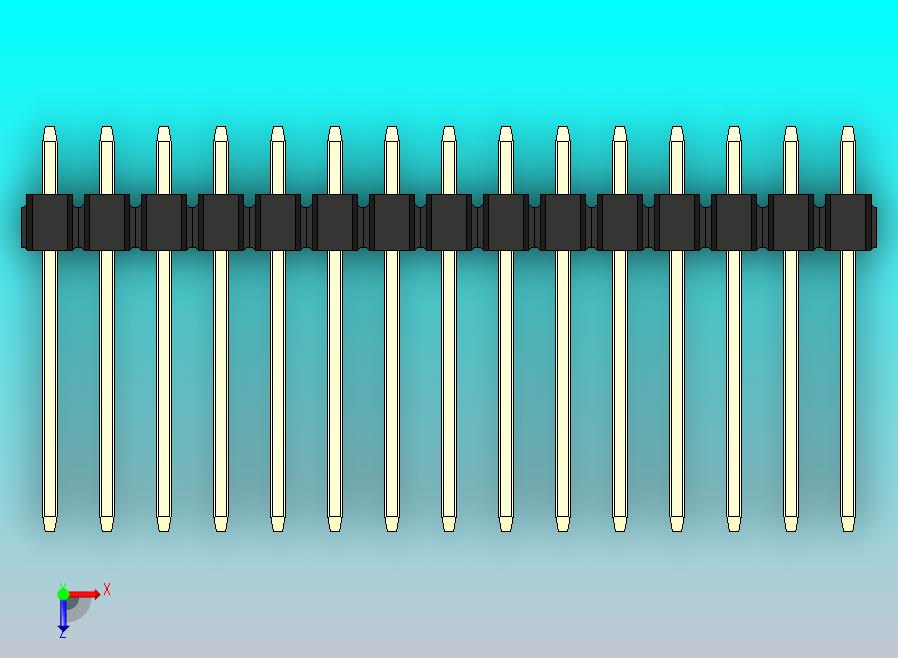 DS1021排针 黑色 2x15p 100mil 类型5 版本1.0.zip