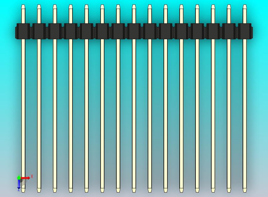 DS1021排针 黑色 2x15p 100mil 类型43 版本1.0.zip