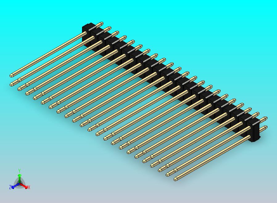 DS1021排针 黑色 2x22p 100mil 类型43 版本1.0.zip