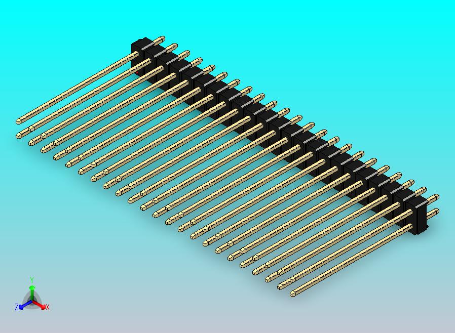 DS1021排针 黑色 2x23p 100mil 类型43 版本1.0.zip