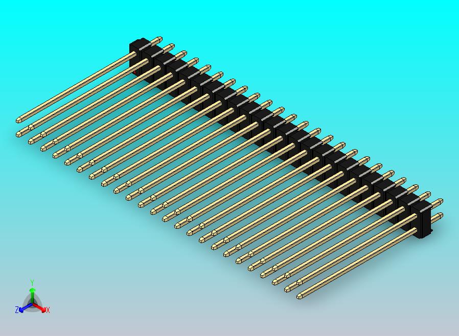 DS1021排针 黑色 2x24p 100mil 类型43 版本1.0.zip