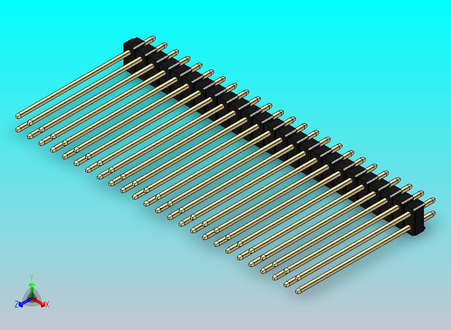 DS1021排针 黑色 2x25p 100mil 型号43 版本1.0.zip