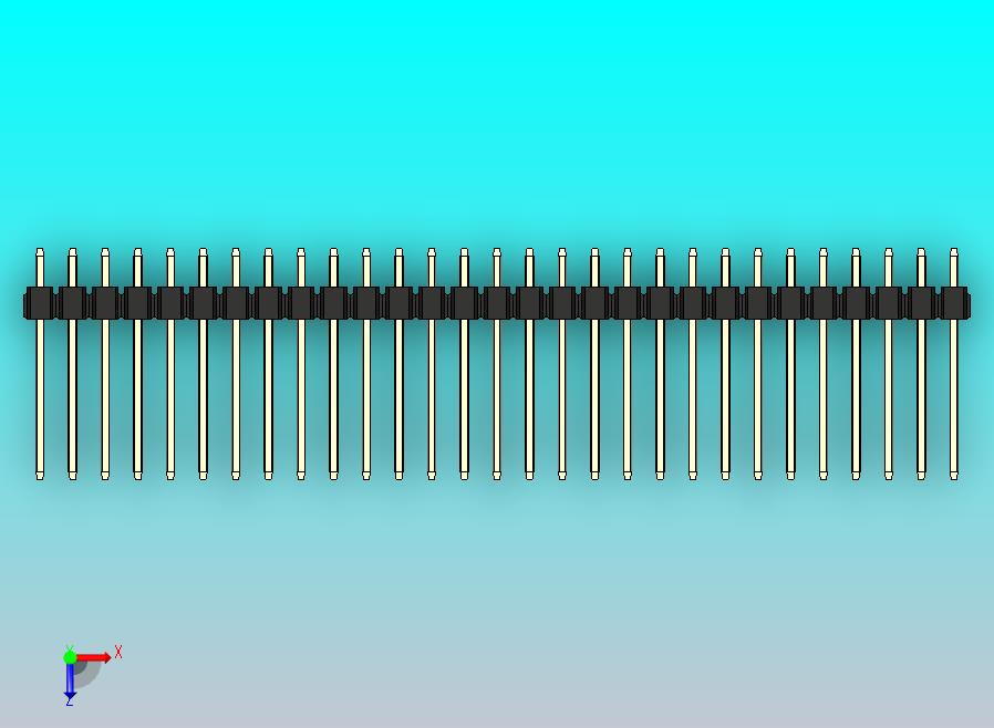 DS1021排针 黑色 2x29p 100mil 类型5 版本1.0.zip