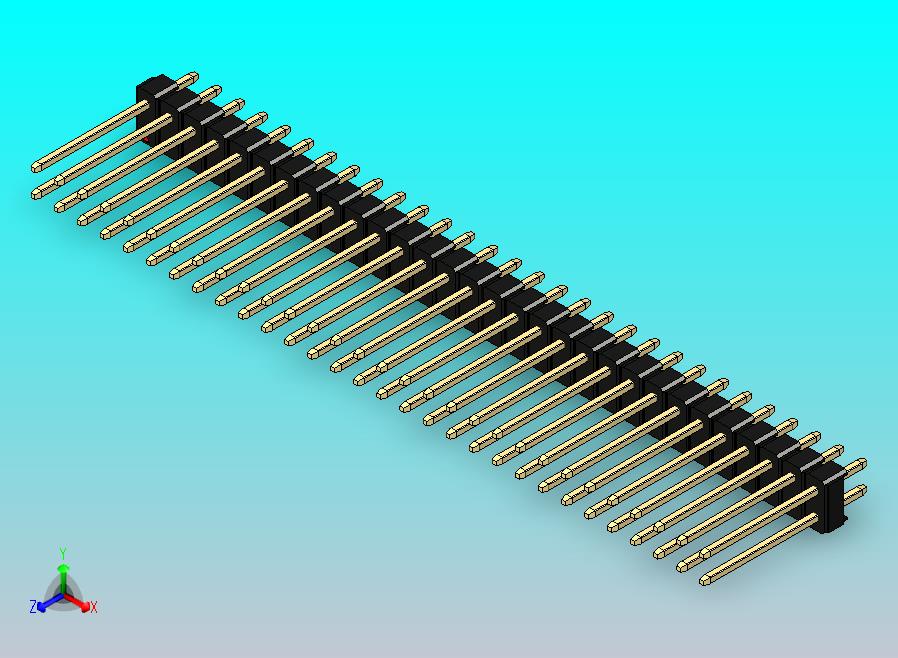 DS1021排针 黑色 2x30p 100mil 类型5 版本1.0.zip