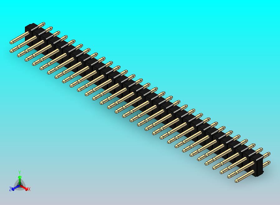 DS1021排针 黑色 2x31p 100mil 类型1 版本1.0.zip