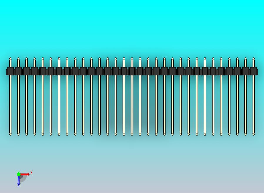DS1021排针 黑色 2x31p 100mil 类型19 版本1.0.zip