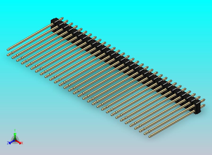 DS1021排针 黑色 2x31p 100mil 类型43 版本1.0.zip