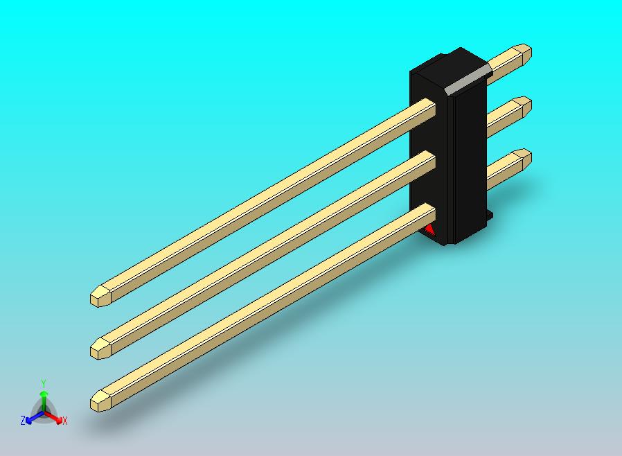 DS1021排针 黑色 3x01p 100mil 类型19 版本1.0.zip