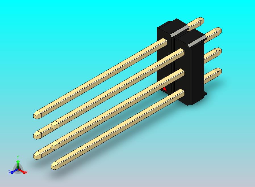 DS1021排针 黑色 3x02p 100mil 类型19 版本1.0.zip