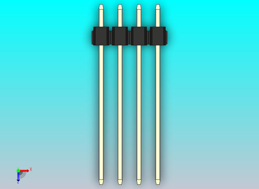 DS1021排针 黑色 3x04p 100mil 类型19 版本1.0.zip